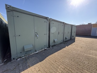 4x Container, Zeppelin Mobile Systeme GMBH, groen, 1997